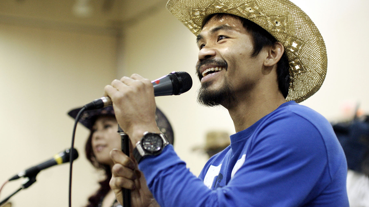 Manny Pacquiao Singing