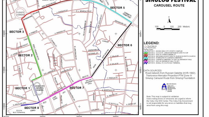 Sinulog 2012 Route