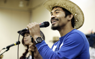 Manny Pacquiao Singing