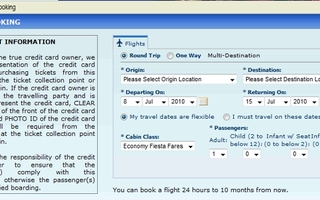 Philippine Airlines Online Booking